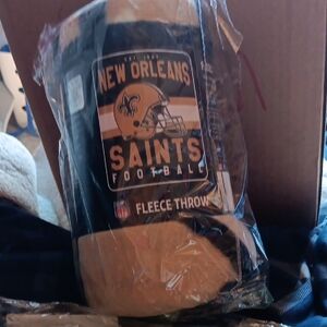 New Orleans Saints Fleece Throw Blanket